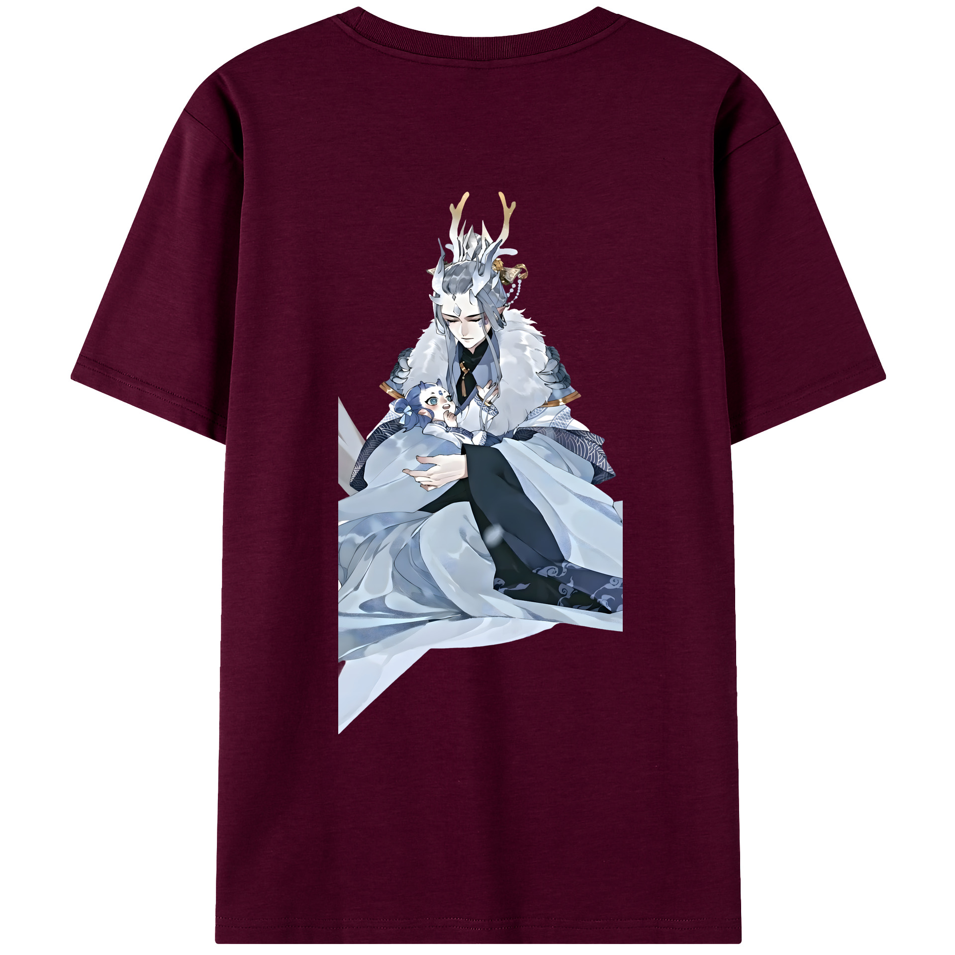 （画像用） Ne Zha 2 ナタ 魔童の大暴れ レディース半袖Tシャツ(バックプリント)